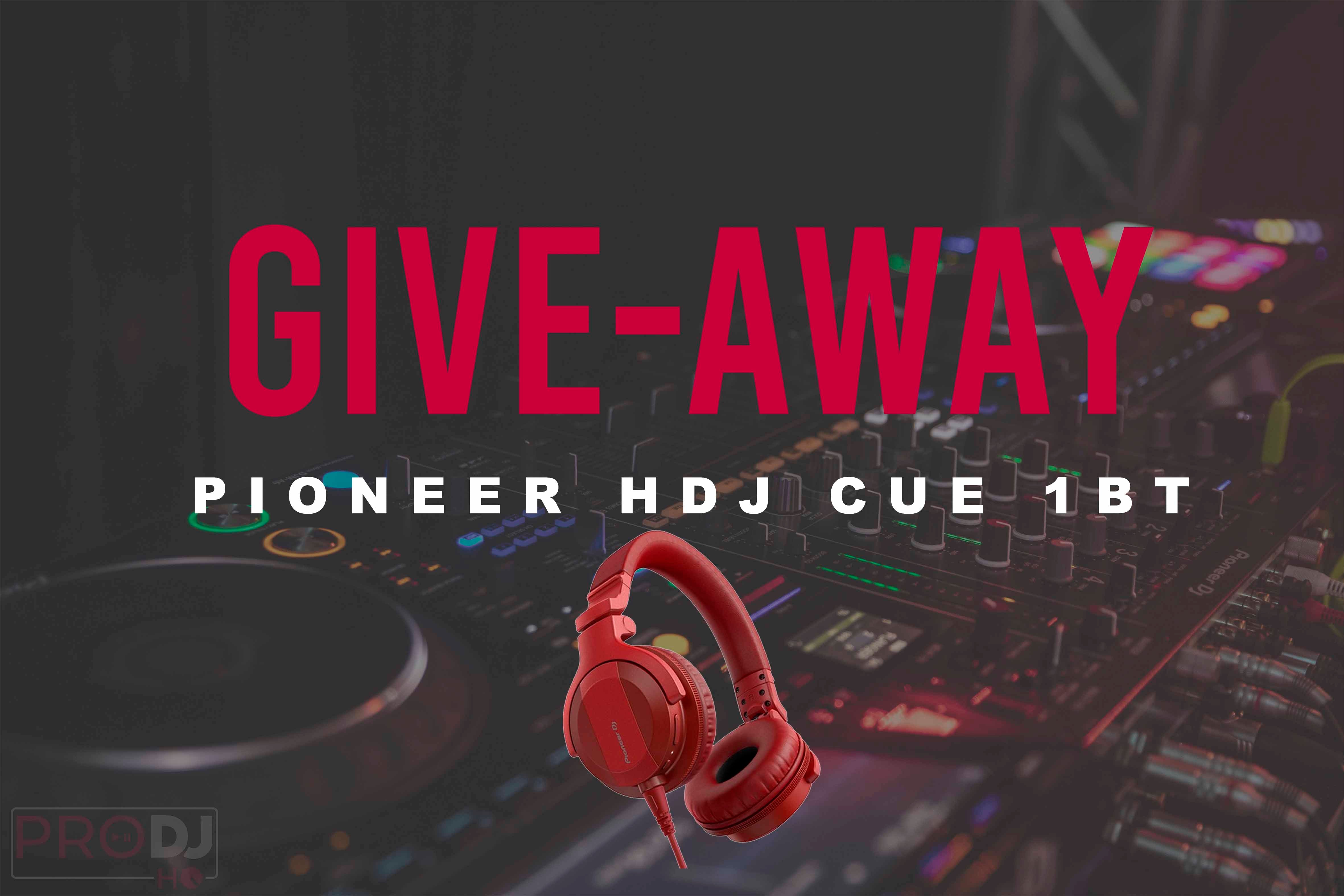 **GIVE-AWAY** FREE PIONEER DJ HDJ CUE1BT (Red)