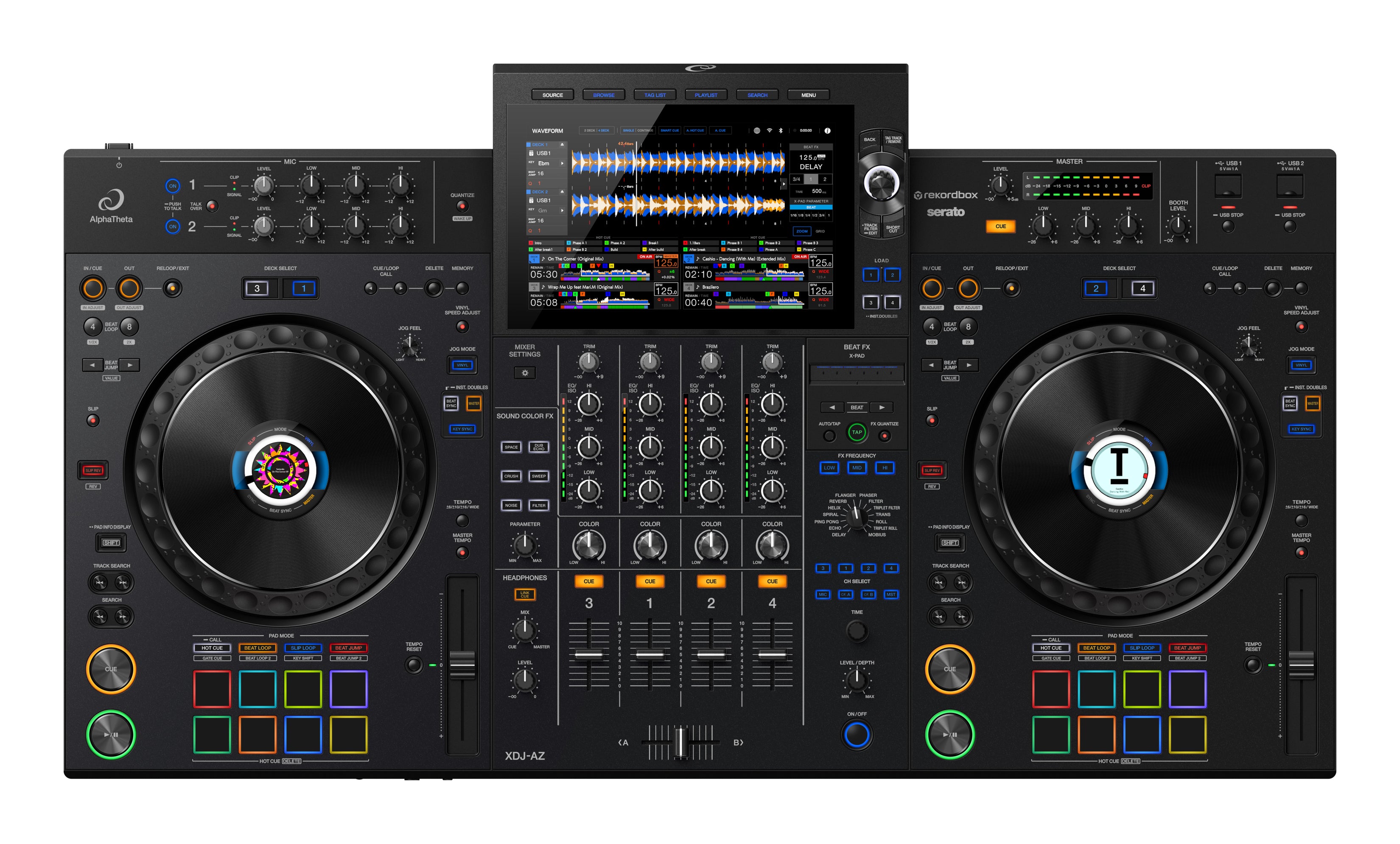 AlphaTheta XDJ-AZ All-In-One DJ System [Pioneer DJ]