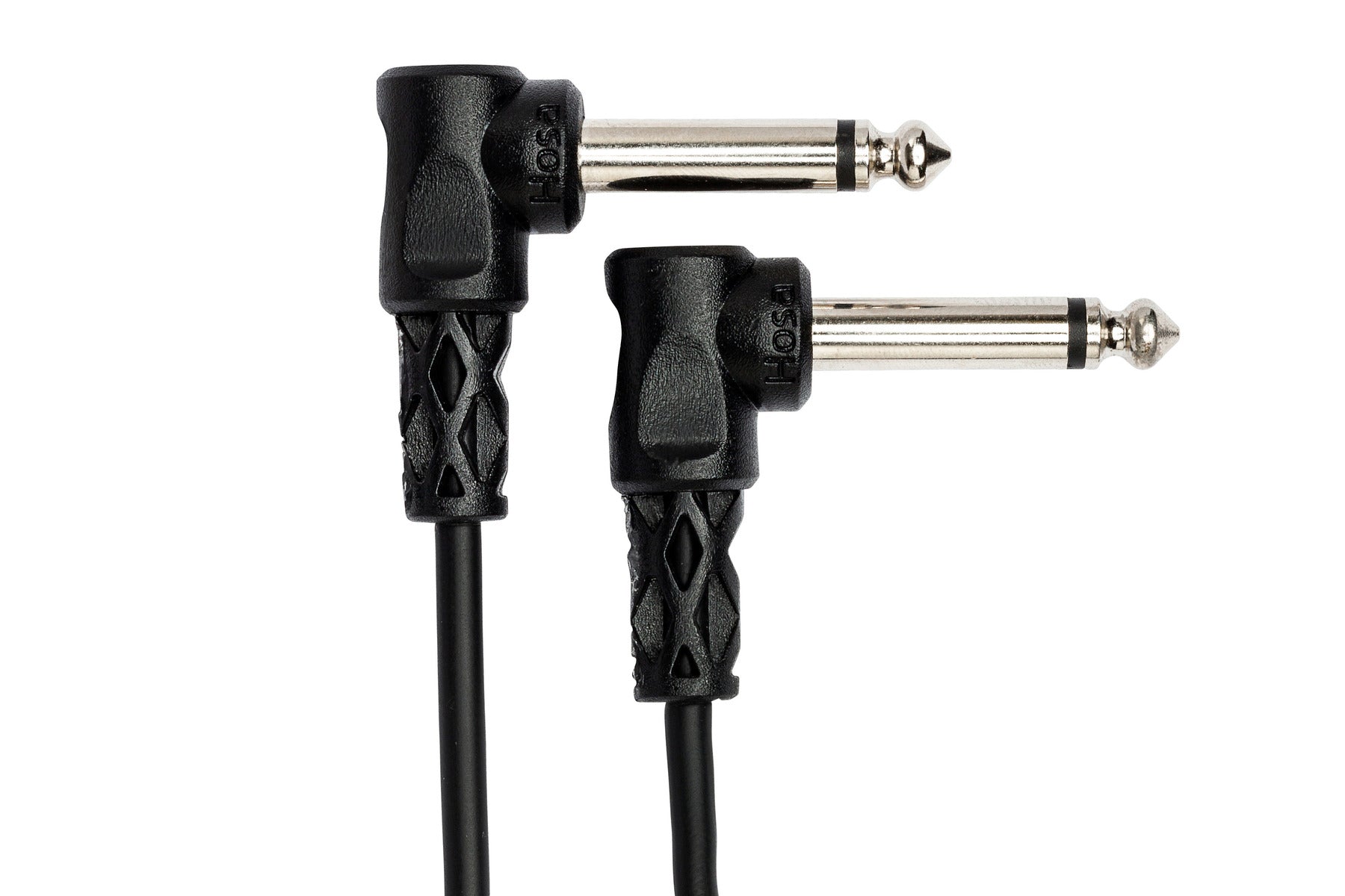 The Hosa CFS106 Guitar Patch Cable, Molded Right-Angle To Same, 6 In / 15Cm