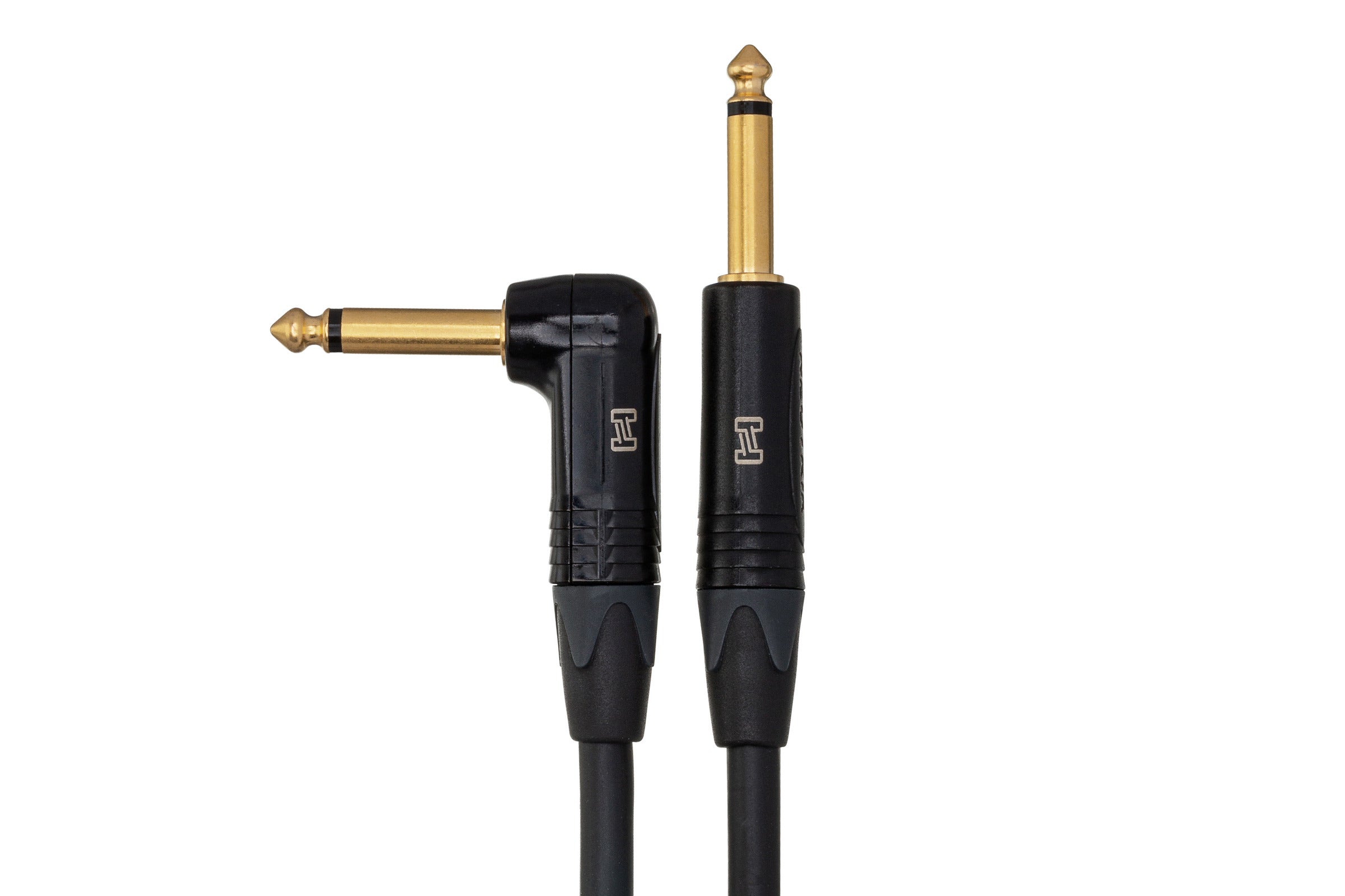 Hosa Edge CGK030R Edge Guitar Cable, Neutrik Straight To Right-Angle, 30 Ft / 9M