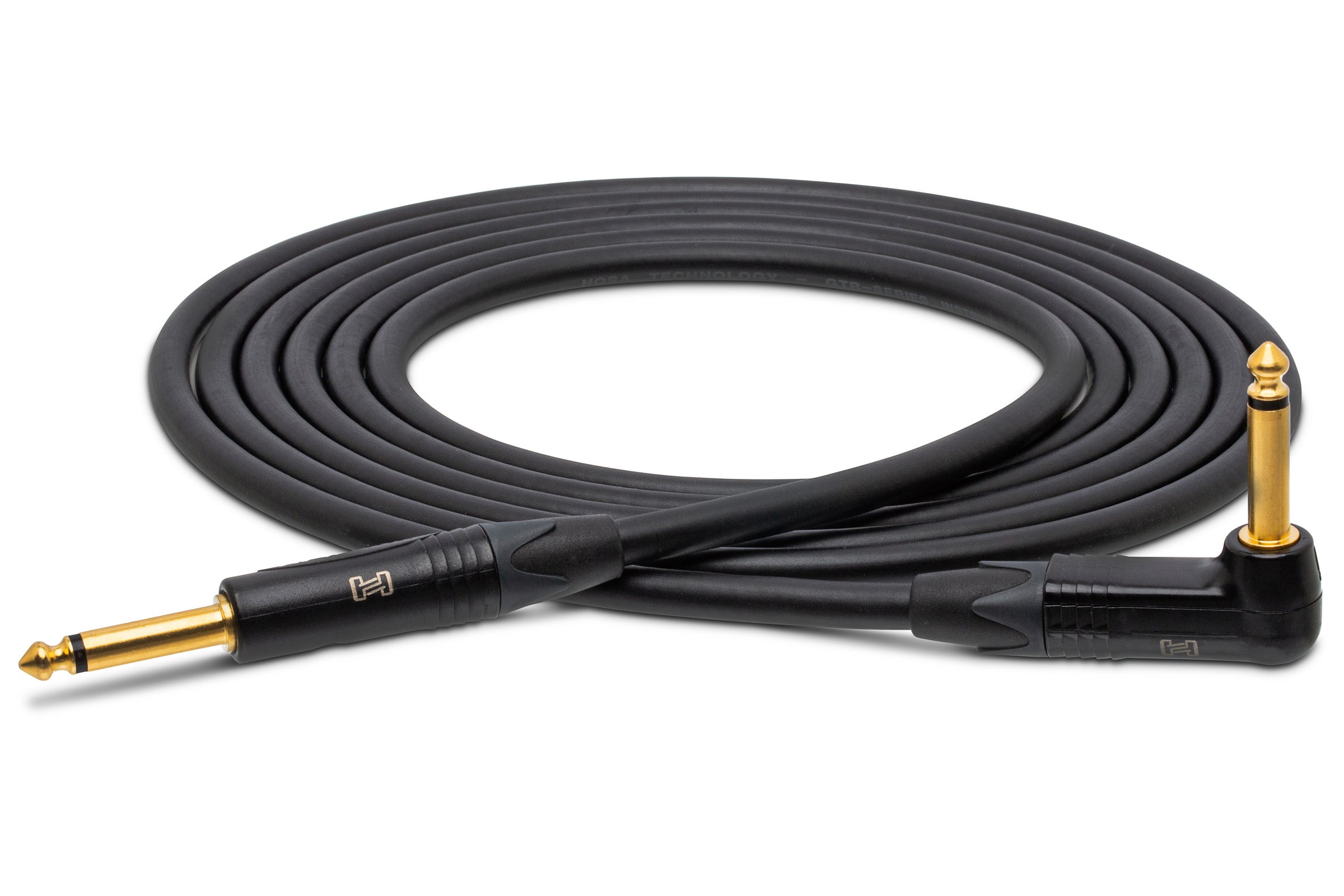 Hosa Edge CGK025R Edge Guitar Cable, Neutrik Straight To Right-Angle, 25 Ft / 7.6M