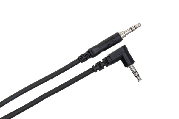 Hosa Stereo Interconnect 3.5mm TRS to 3.5mm TRS Right Angle - CMM100R