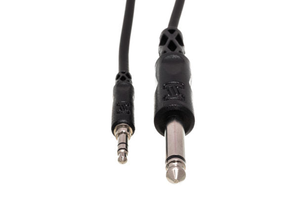 Hosa Mono Interconnect 1/4 TS to 3.5mm TRS - CMP100