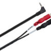 Hosa Stereo Brackout Right-Angle 3.5mm TRS to Dual RCA - CMR200R