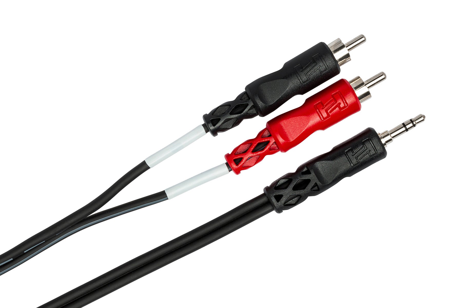 Hosa CMR203 Stereo Breakout, 3.5 Mm TRS To Dual RCA, 3 Ft / 0.9M