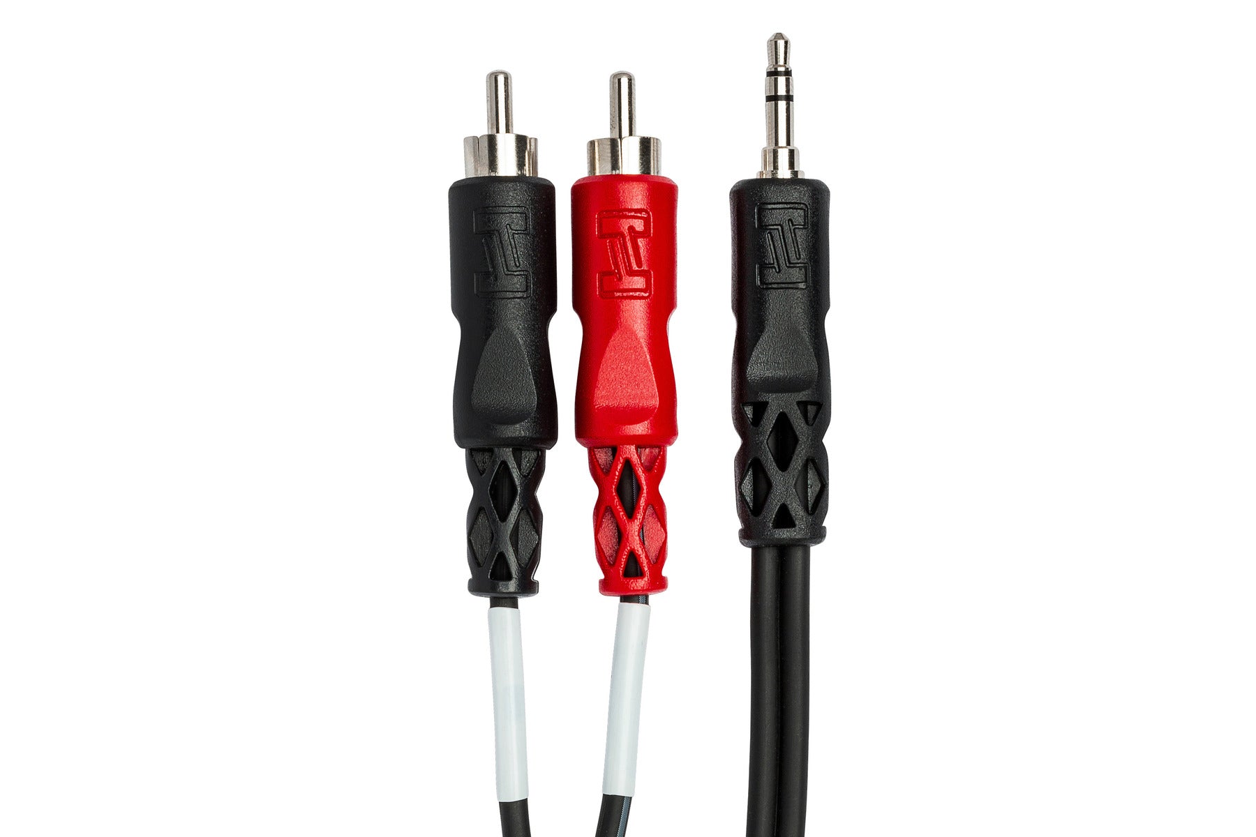 Hosa CMR203 Stereo Breakout, 3.5 Mm TRS To Dual RCA, 3 Ft / 0.9M