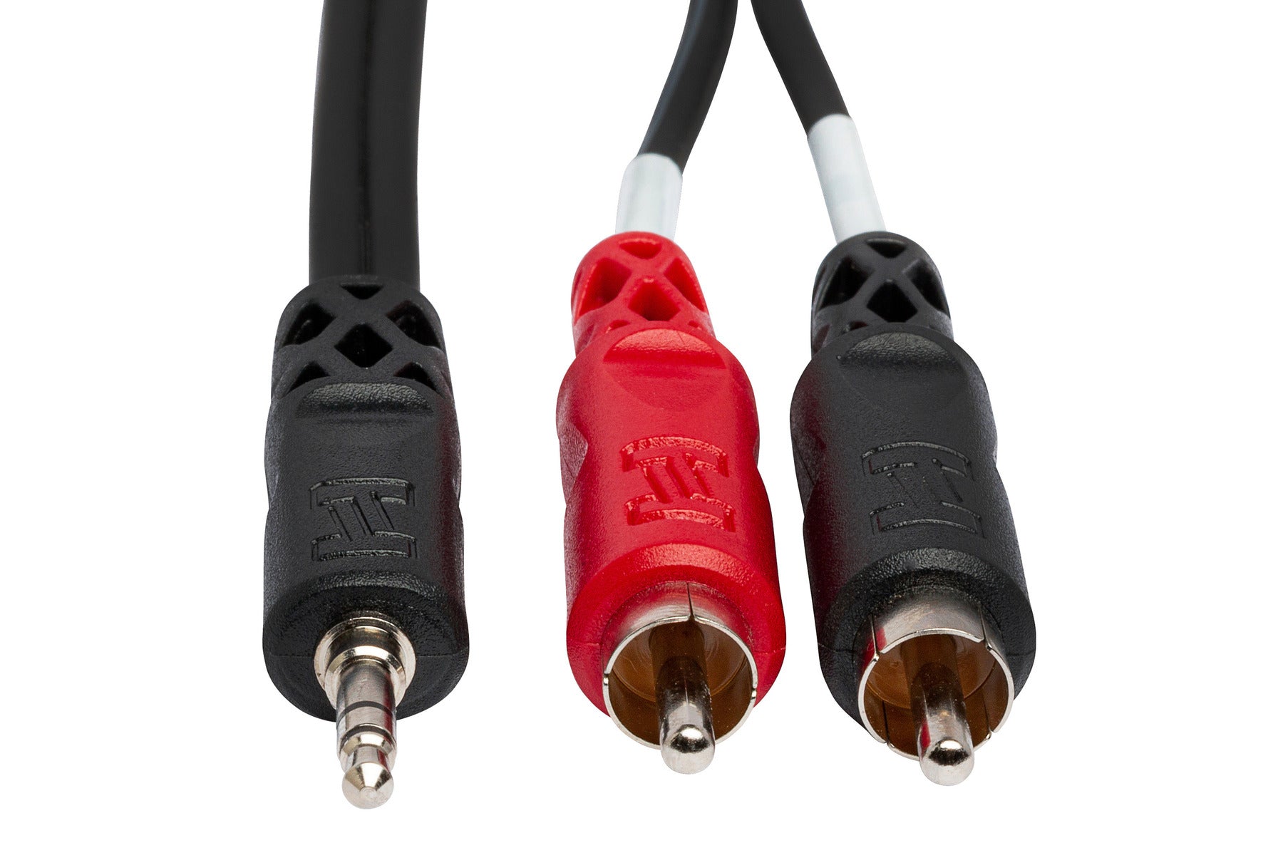 Hosa CMR203 Stereo Breakout, 3.5 Mm TRS To Dual RCA, 3 Ft / 0.9M