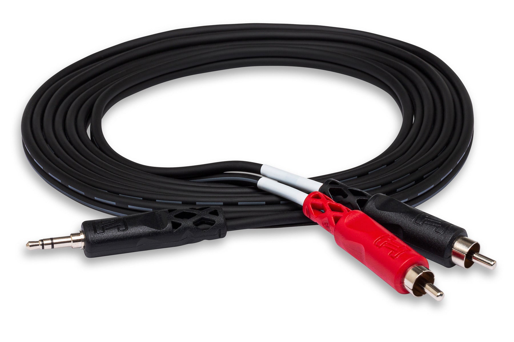 Hosa CMR203 Stereo Breakout, 3.5 Mm TRS To Dual RCA, 3 Ft / 0.9M