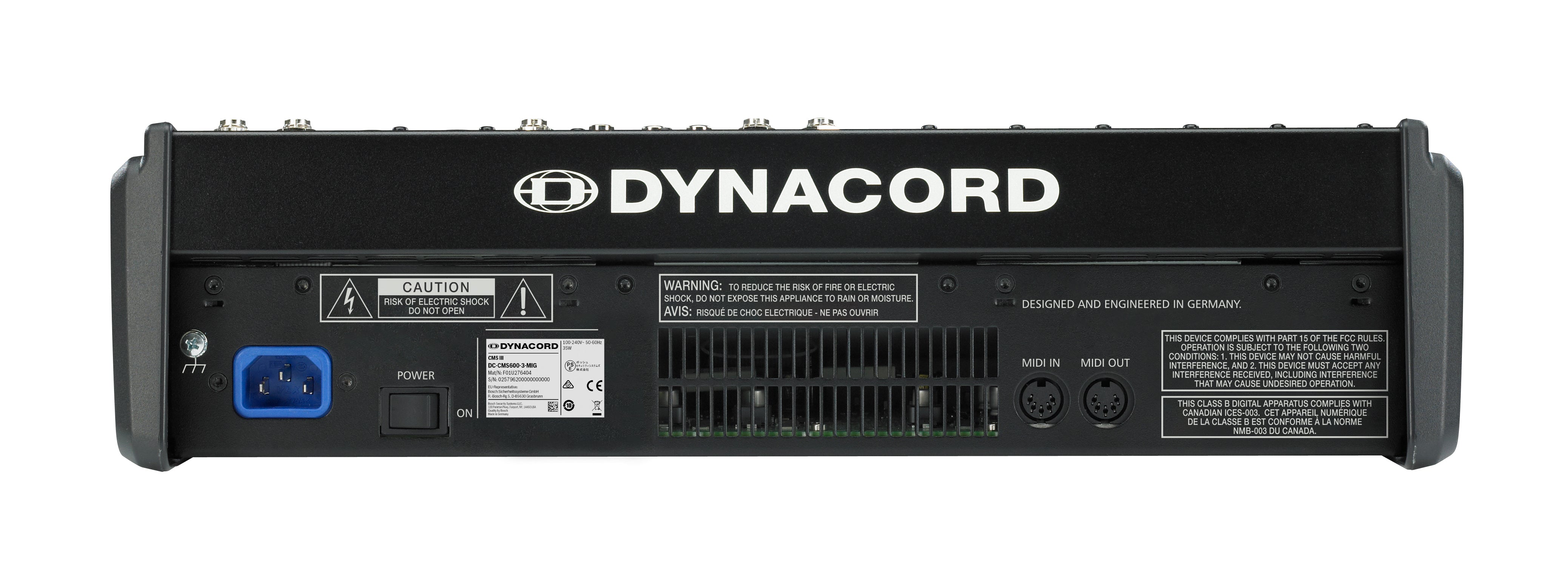 Dynacord CMS 600-3 8‑channel compact mixer