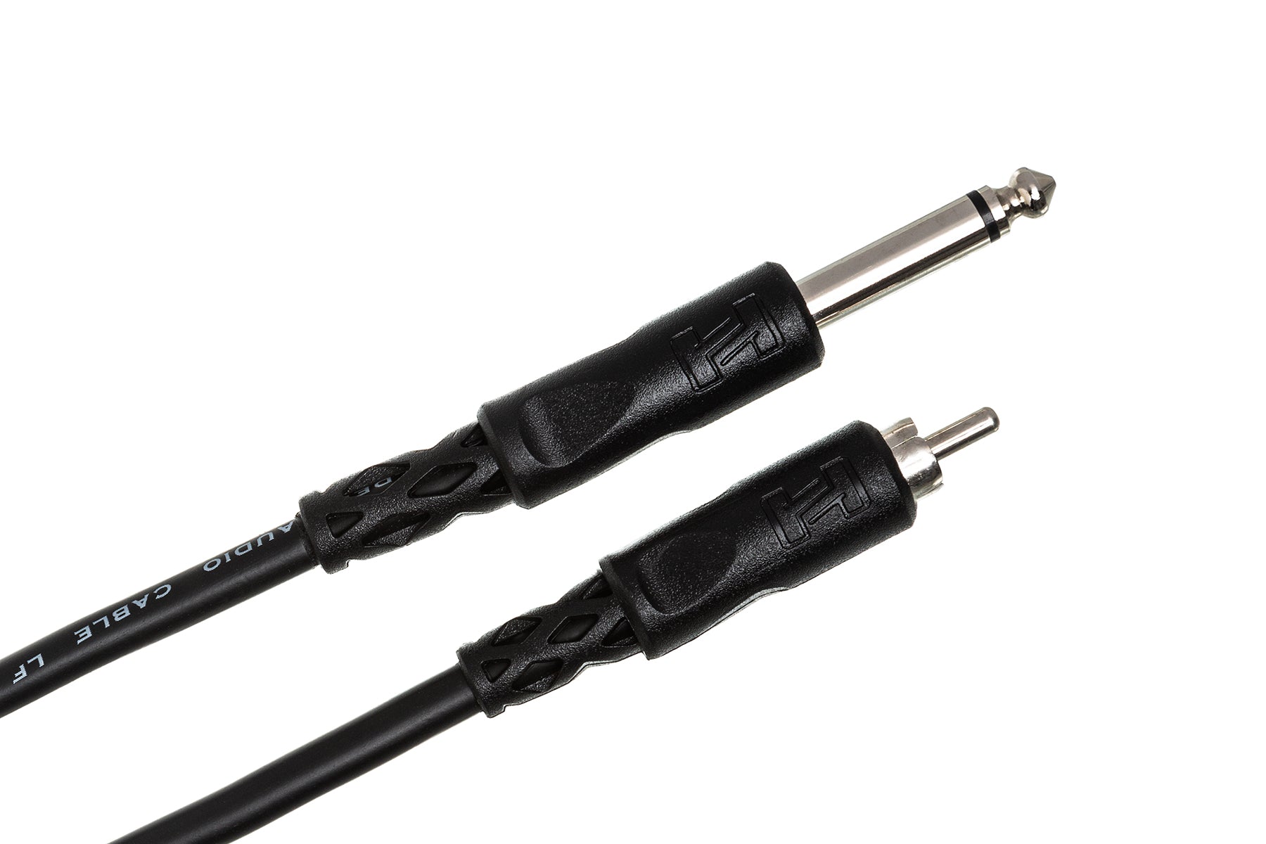 Hosa CPR103 Unbalanced Interconnect, 1/4 In TS To RCA, 3 Ft / 0.9M