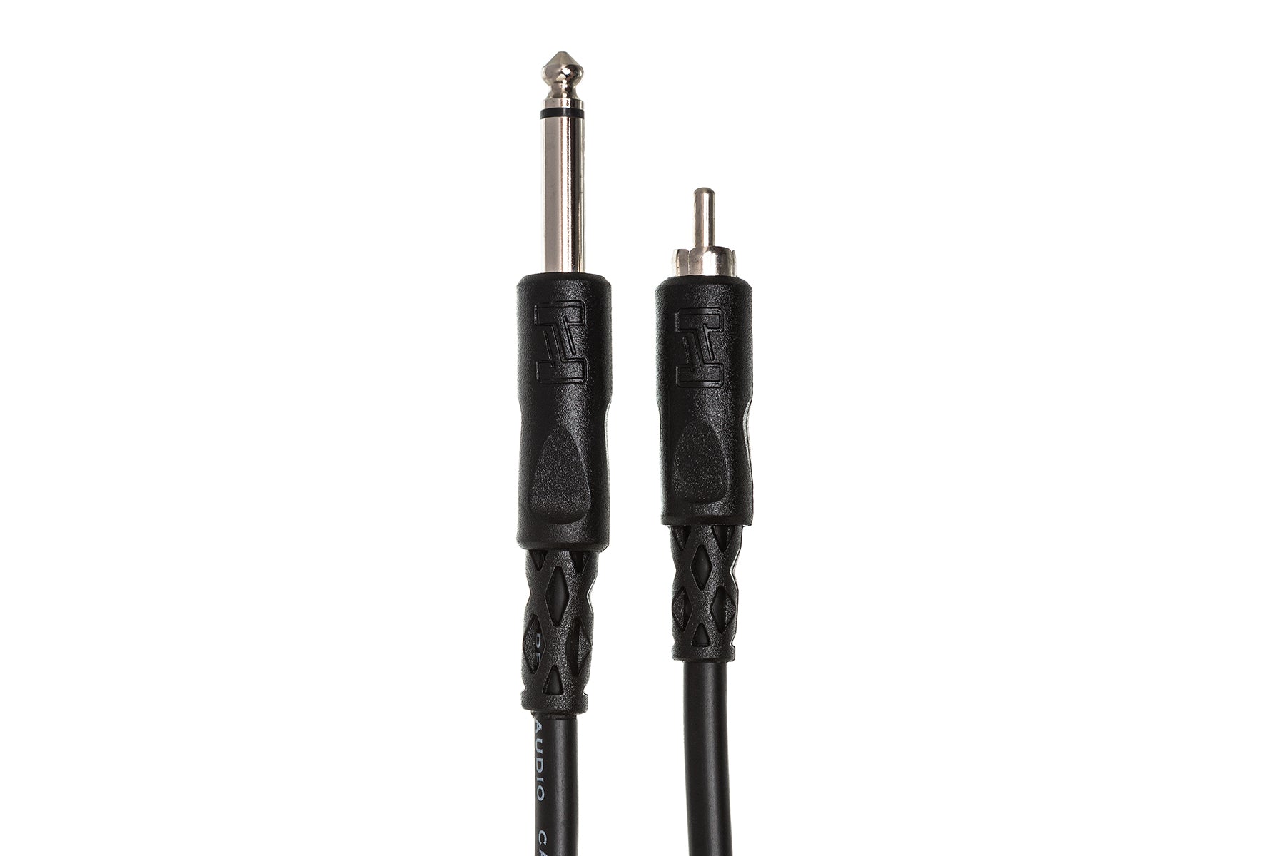 Hosa CPR103 Unbalanced Interconnect, 1/4 In TS To RCA, 3 Ft / 0.9M