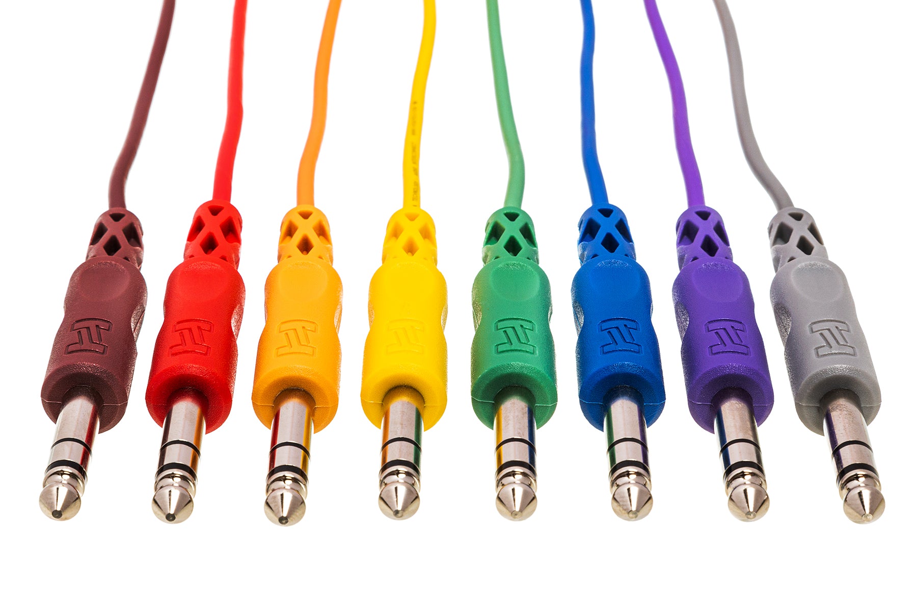 The Hosa CSS830 Balanced Patch Cables, 1/4 In TRS To Same, 1 Ft / 0.3M