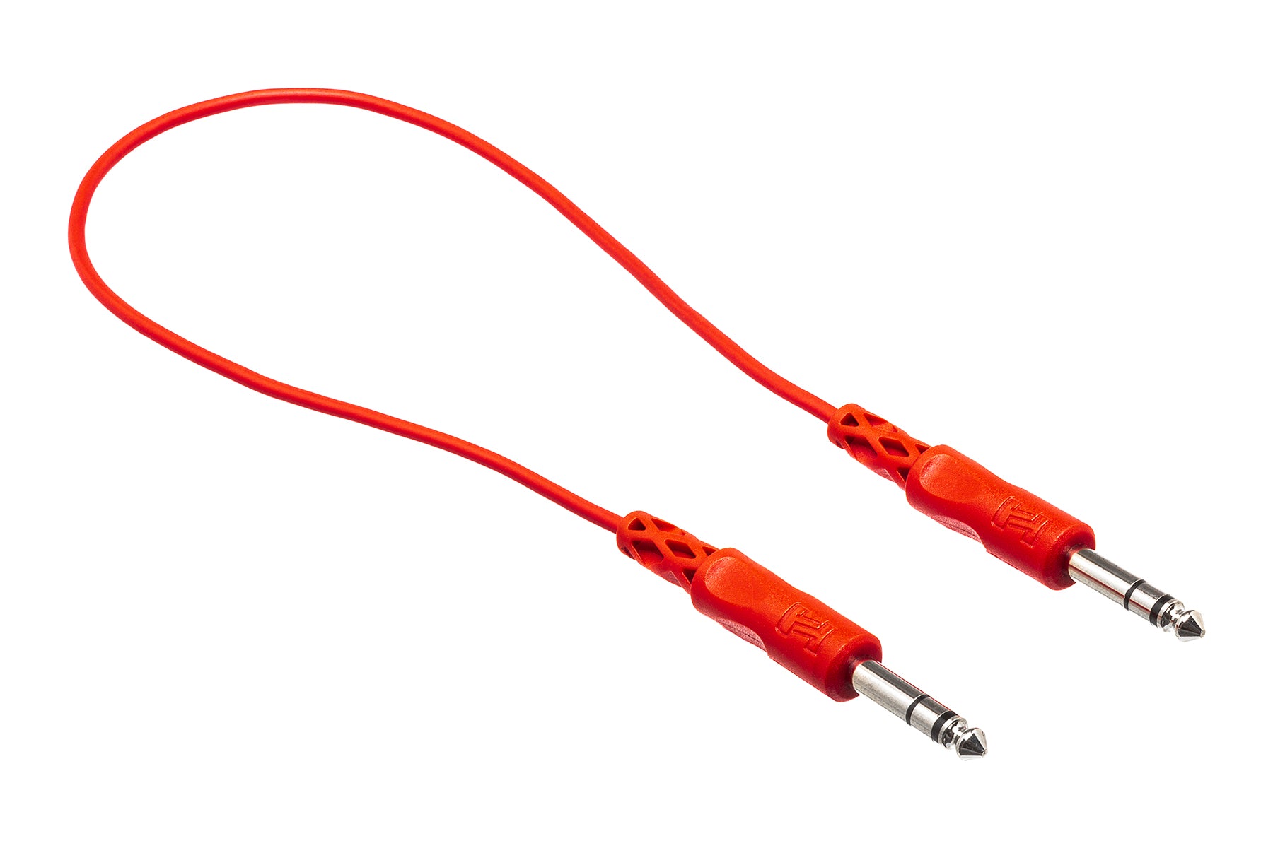 The Hosa CSS830 Balanced Patch Cables, 1/4 In TRS To Same, 1 Ft / 0.3M