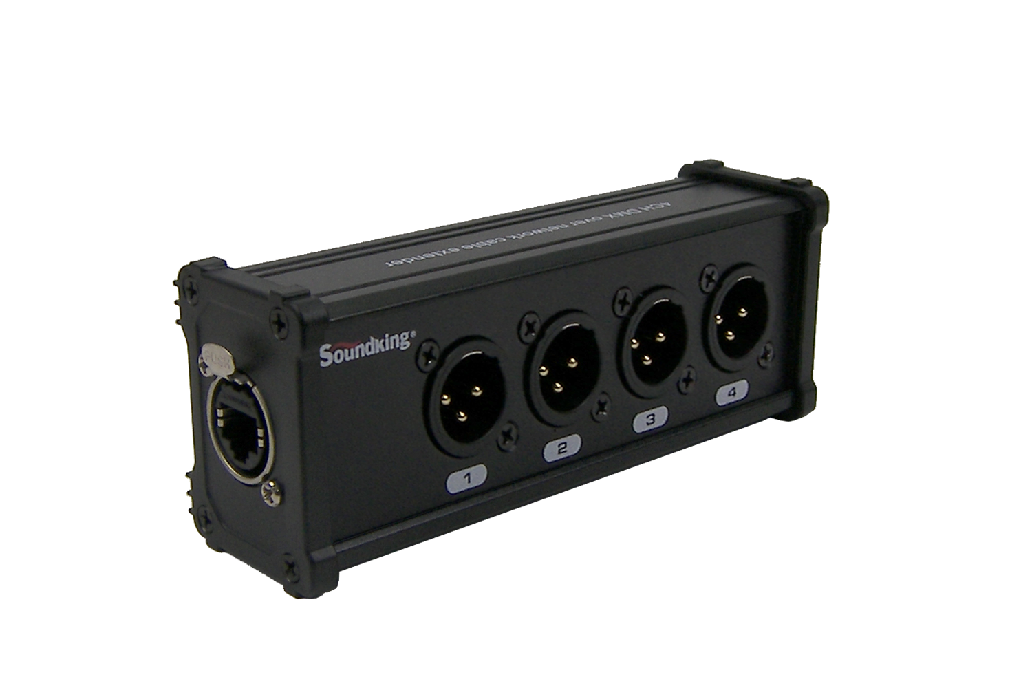 SoundKing CXA027 - NETWORK EXTENDER 4*XLR(3P)male-RJ45