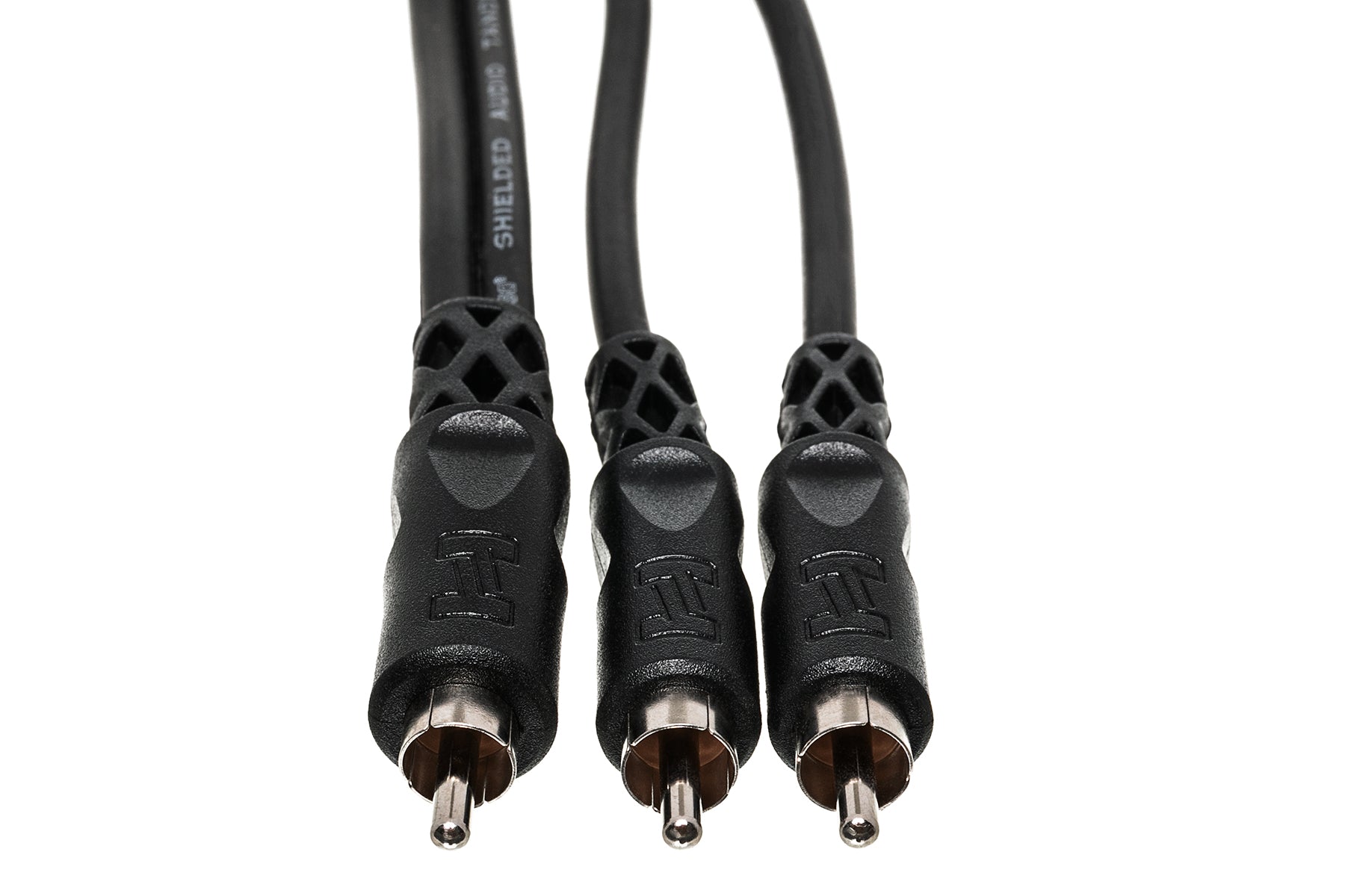 Hosa CYA103 Y Cable, RCA To Dual RCA, 3 Ft / 0.9m