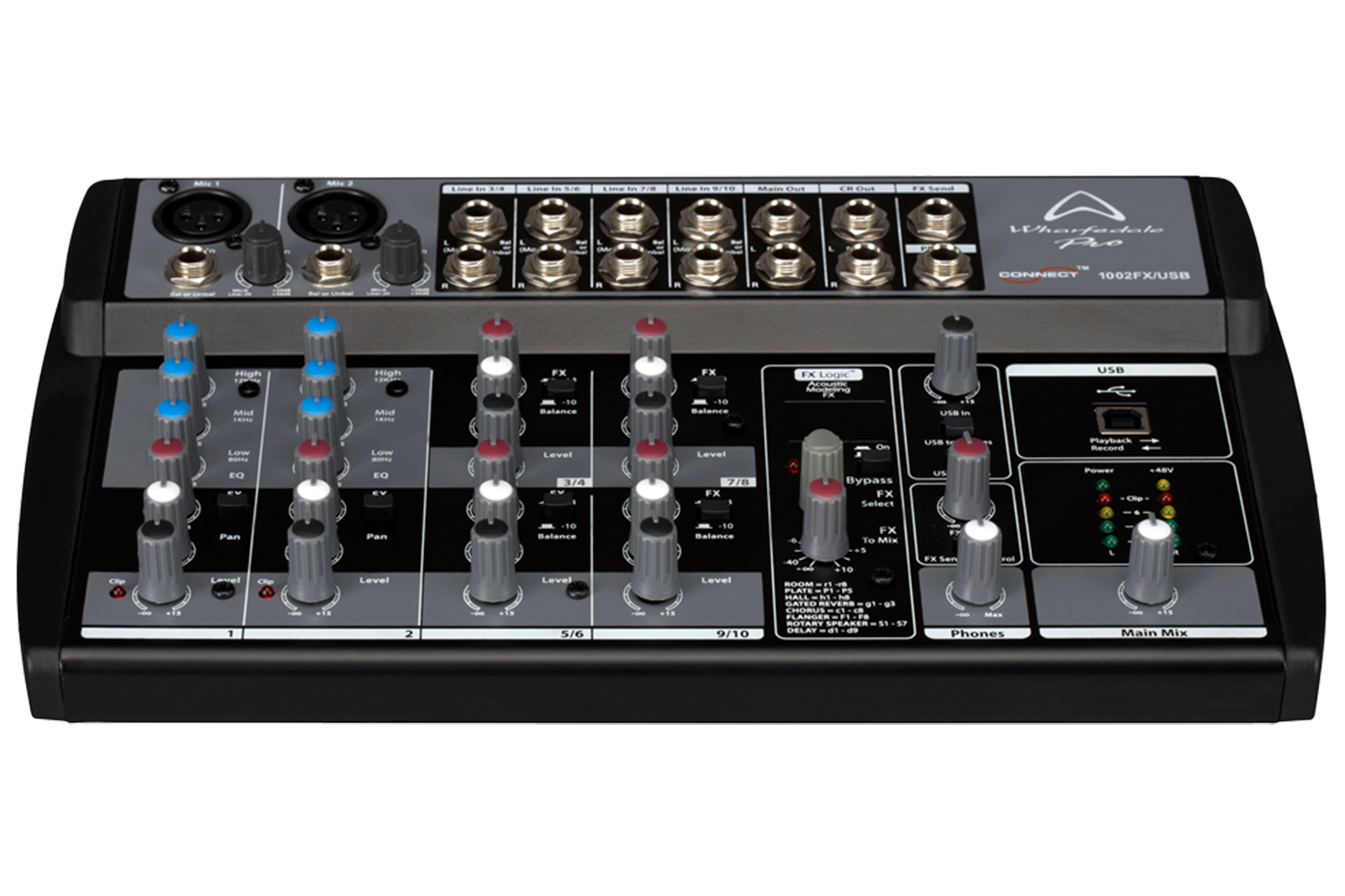 Wharfedale Pro CONNECT 1002FX USB Mixer