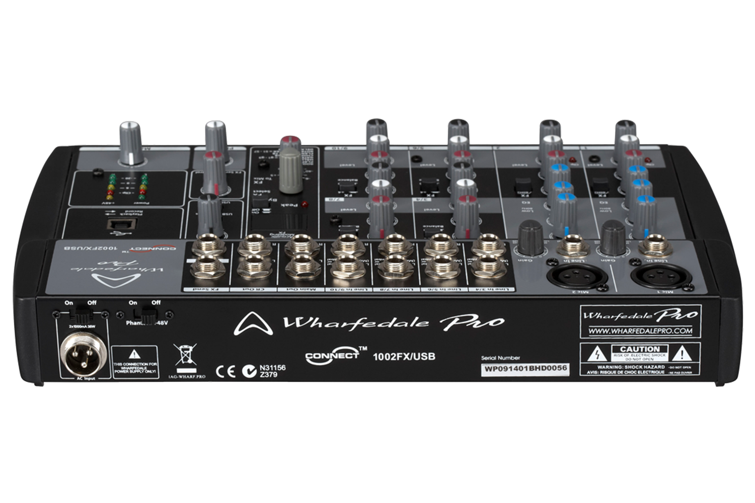 Wharfedale Pro CONNECT 1002FX USB Mixer