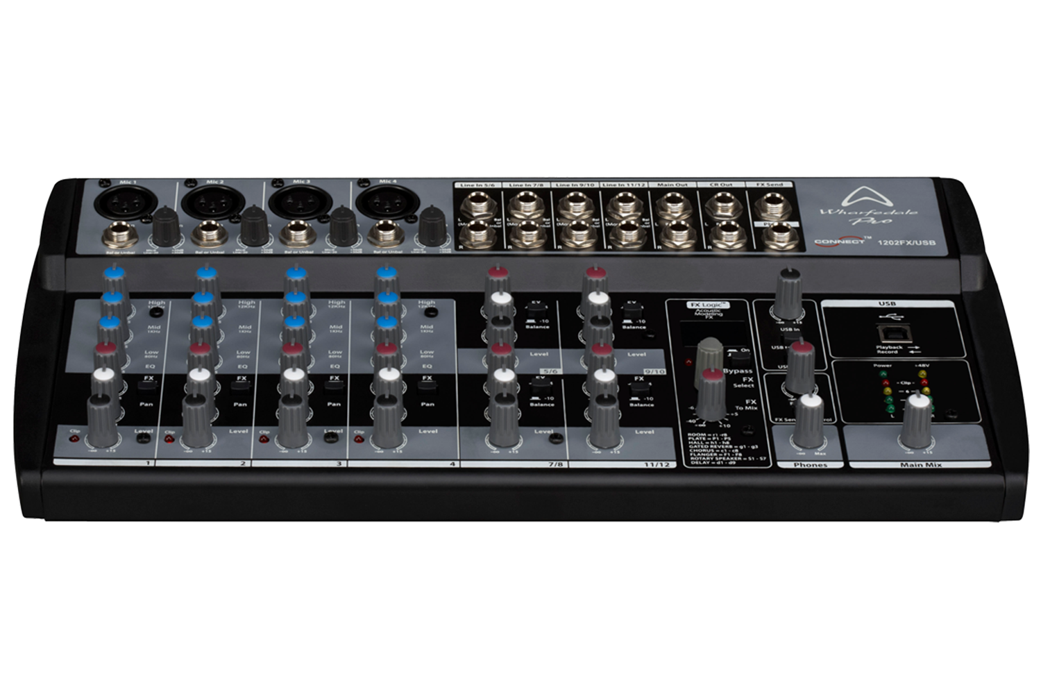 Wharfedale Pro CONNECT 1202FX USB Mixer