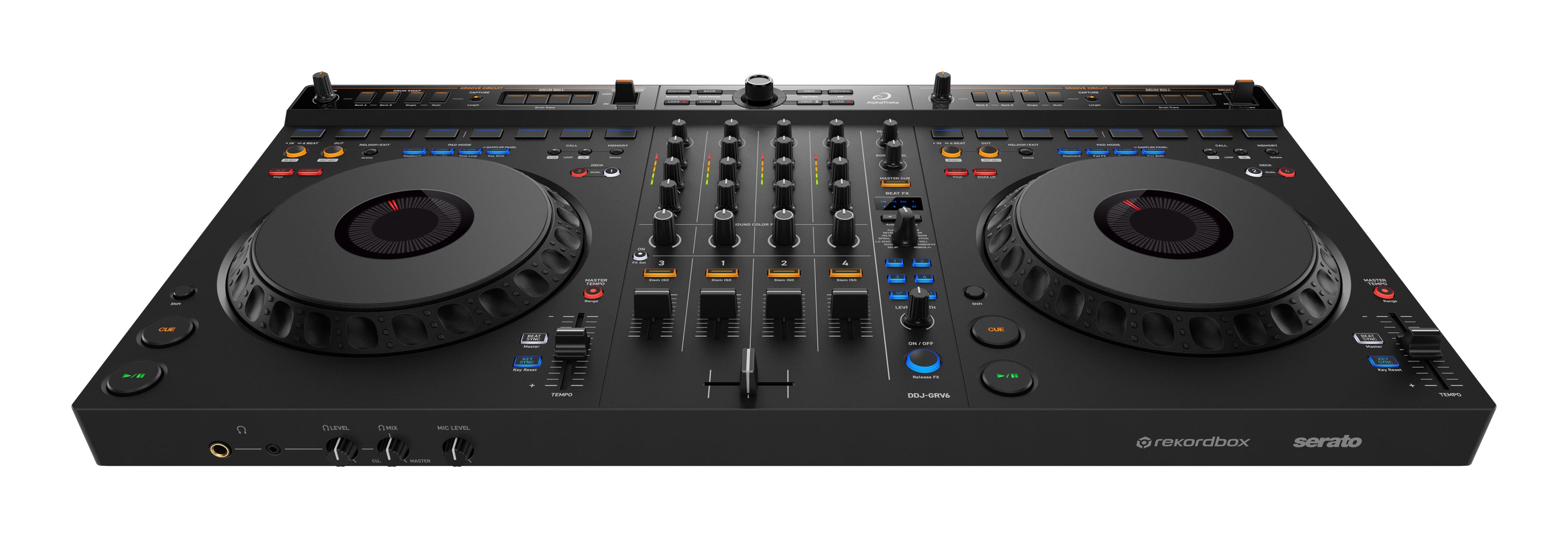 AlphaTheta DDJ-GRV6 4-Channel DJ Controller