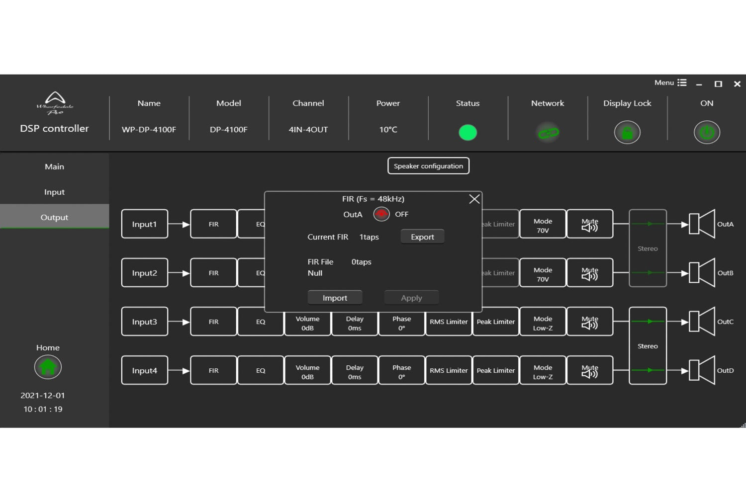 Wharfedale Pro DP-2200F Amplifier