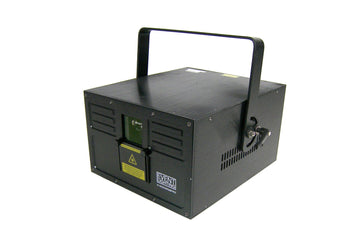 Event Lighting Lite EL5000RGBPRO - 5W RGB Animation Laser. ILDA, RJ45, 30K Scanner - Road case included