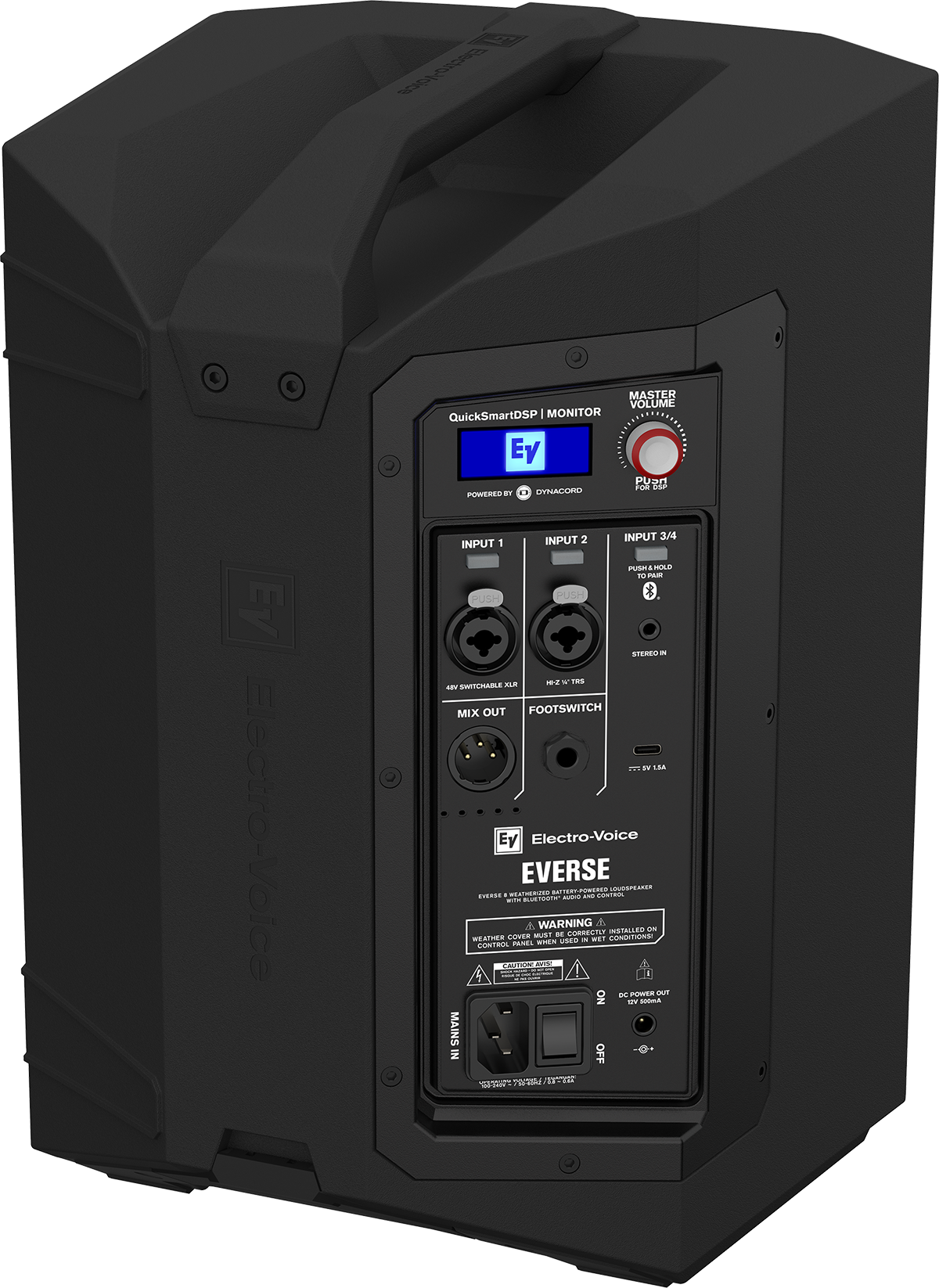 Electro-Voice EVERSE 8 Weatherised Battery-Powered Speaker w/Bluetooth Audio & Control