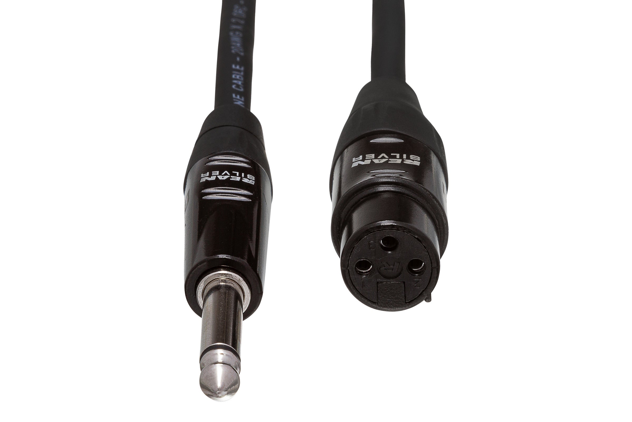 Hosa Pro HMIC005Hz Pro Microphone Cable, Rean XLR Female To 1/4 In Ts, 5 Ft