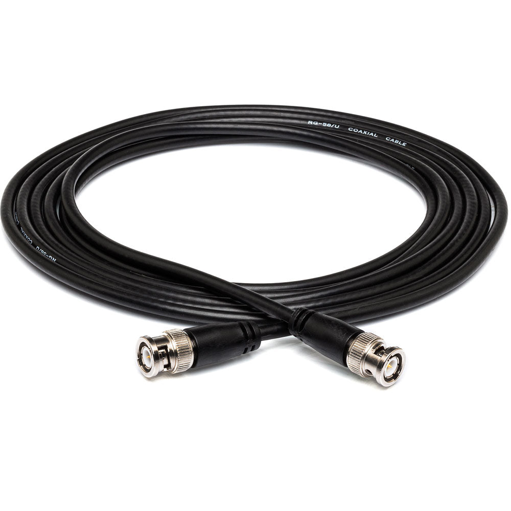 Hosa BNC58125 50-Ohm Coax, BNC To BNC, 25 Ft / 7.6M