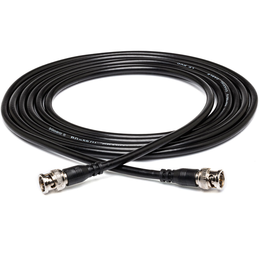 Hosa BNC59150 75-Ohm Coax, BNC To BNC, 50 Ft / 15M