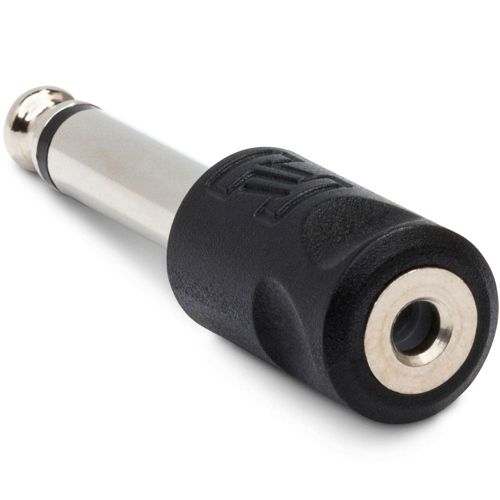 Hosa GPM179 Adapter, 3.5 Mm TRS To 1/4 In TS