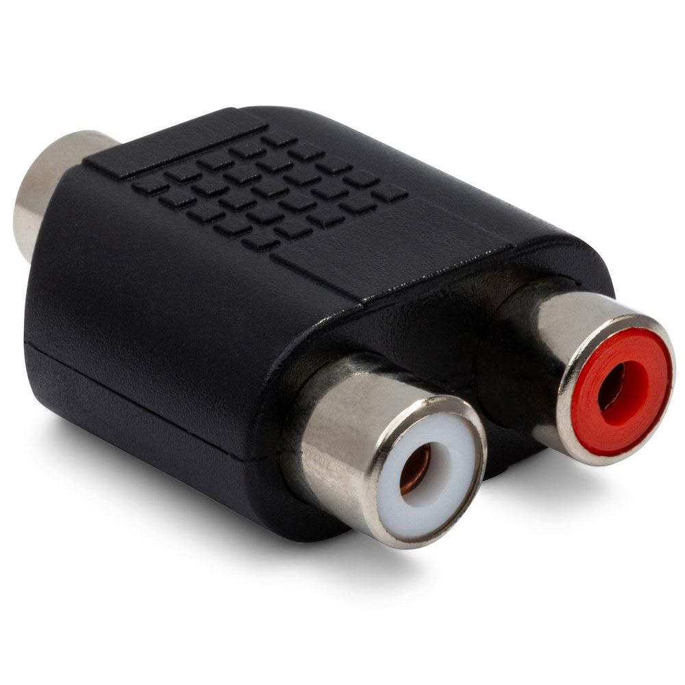 Hosa GRF341 Coupler, 3.5 Mm TRS To Dual RCA