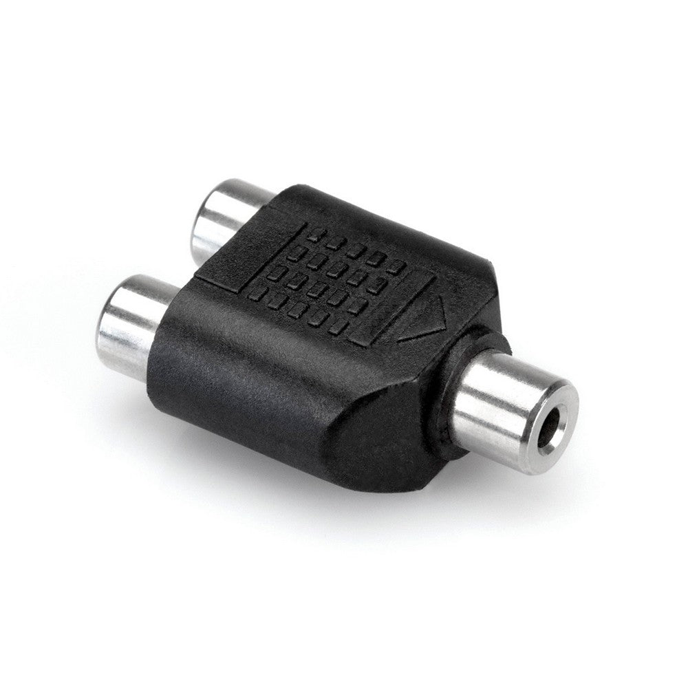 Hosa GRF341 Coupler, 3.5 Mm TRS To Dual RCA