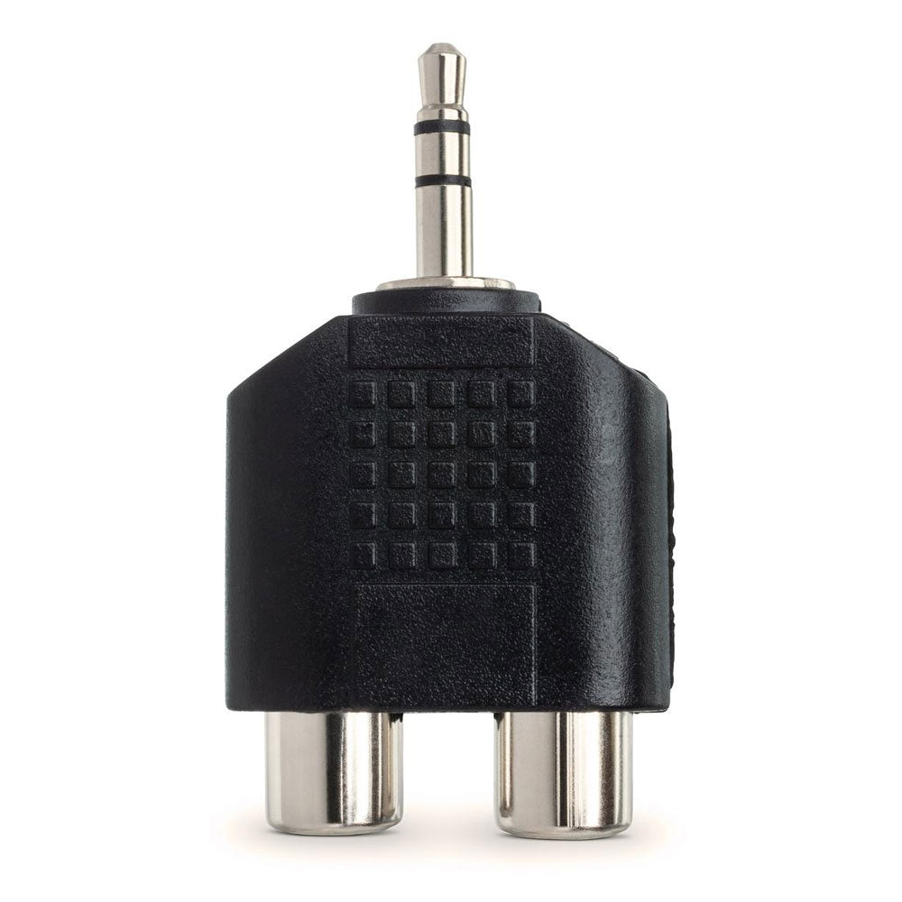 Hosa GRM193 Adapter, Dual RCA To 3.5 Mm TRS