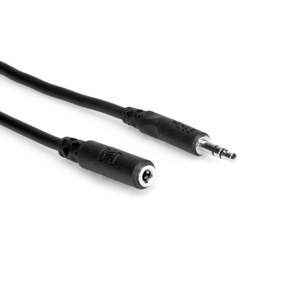 Hosa MHE102 Headphone Extension Cable, 3.5 Mm TRS To 3.5 Mm TRS, 2 Ft / 0.61M