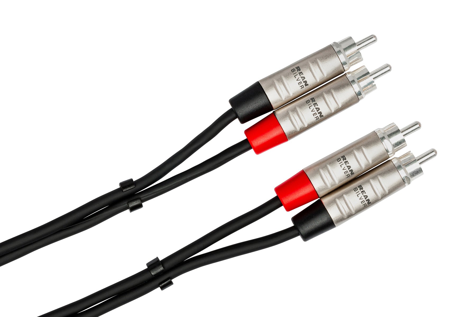 Hosa Pro HRR010X2 Pro Stereo Interconnect, Dual Rean RCA To RCA, 10 Ft / 3M