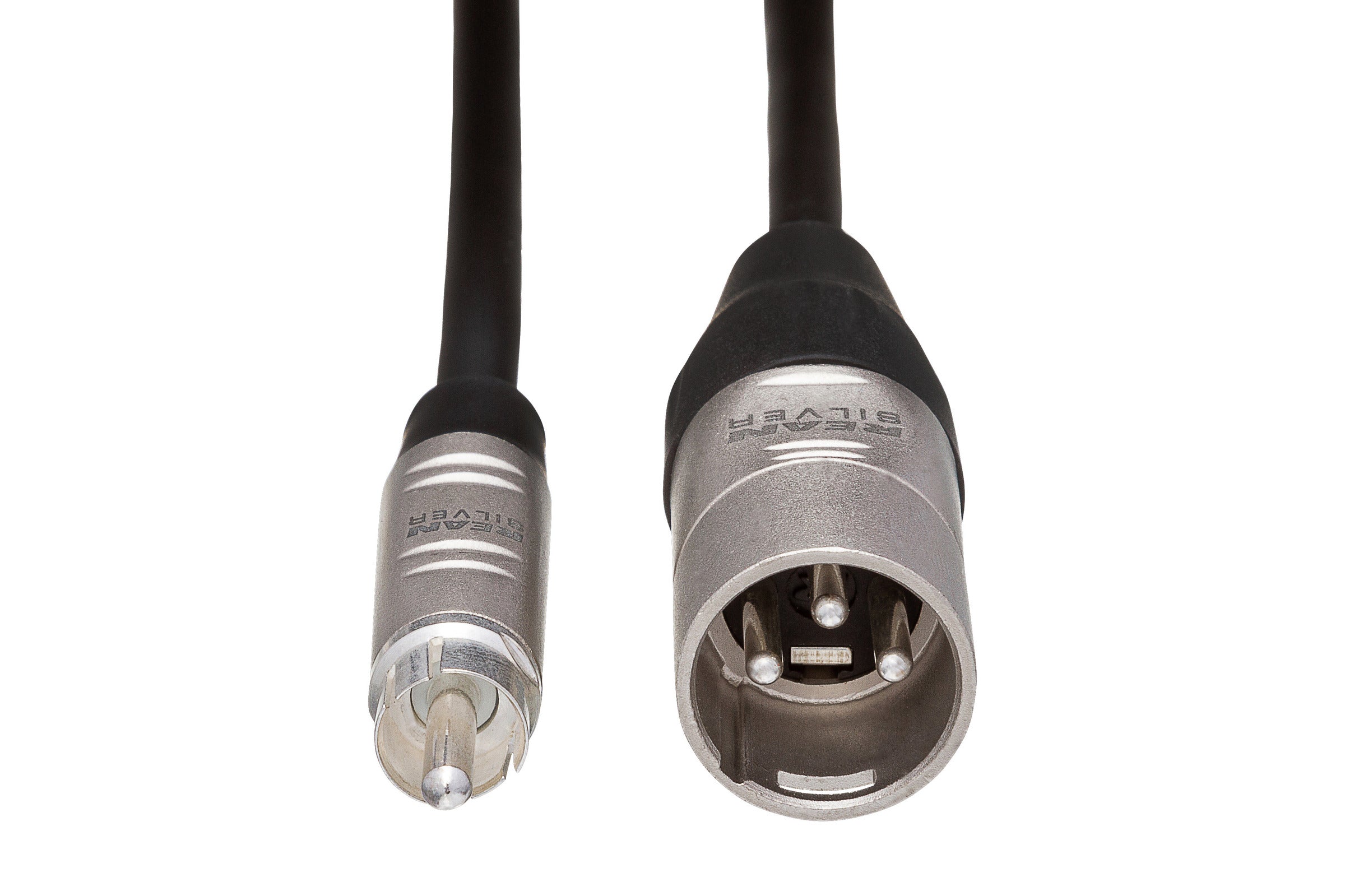 Hosa Pro HRX010 Pro Unbalanced Interconnect, Rean RCA To XLR Male, 10 Ft / 3M