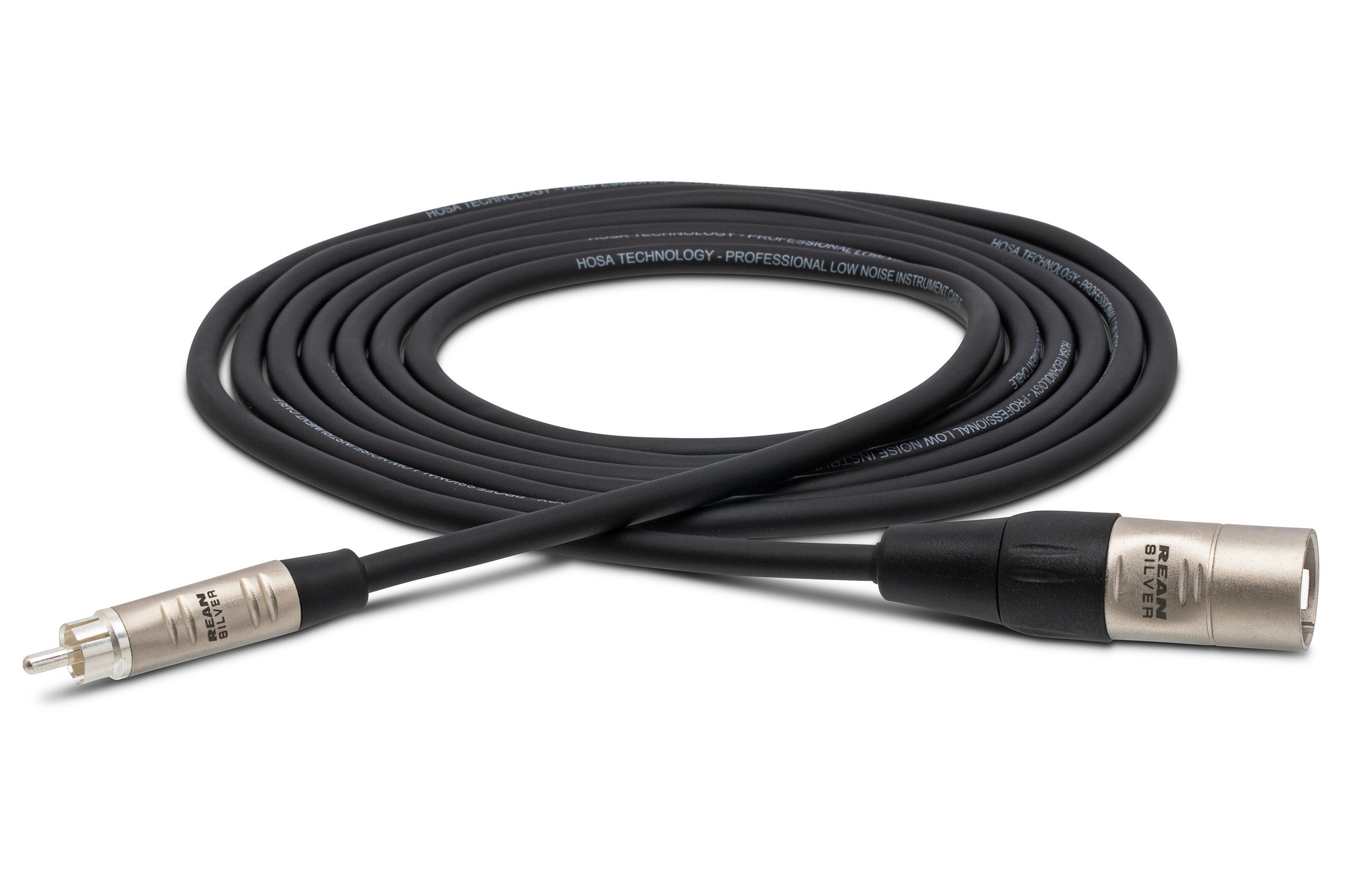 Hosa Pro HRX010 Pro Unbalanced Interconnect, Rean RCA To XLR Male, 10 Ft / 3M