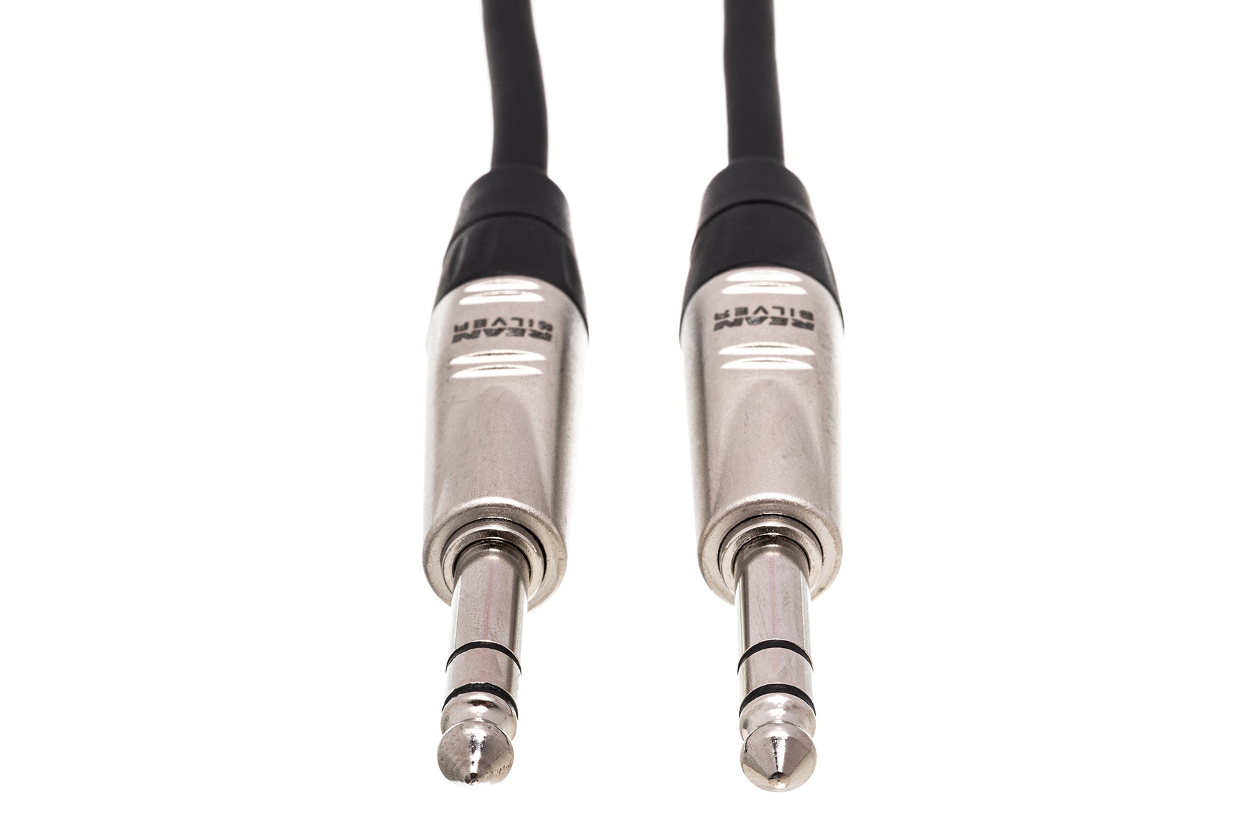 Hosa Pro HSS001.5 Pro Balanced Interconnect, Rean 1/4 In TRS To Same, 1.5 Ft / 0.45M