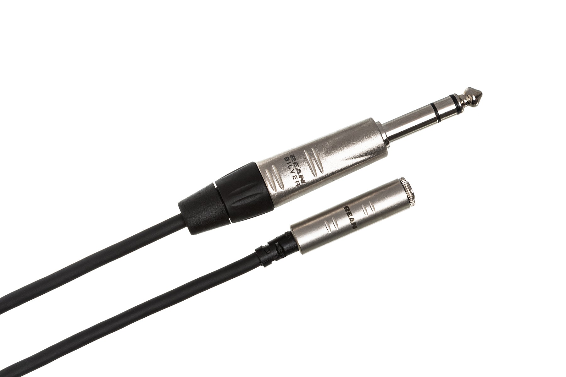 Hosa Pro HXMS005 Pro Headphone Adapter Cable, Rean 3.5 Mm TRS To 1/4 In TRS, 5 Ft / 1.5M