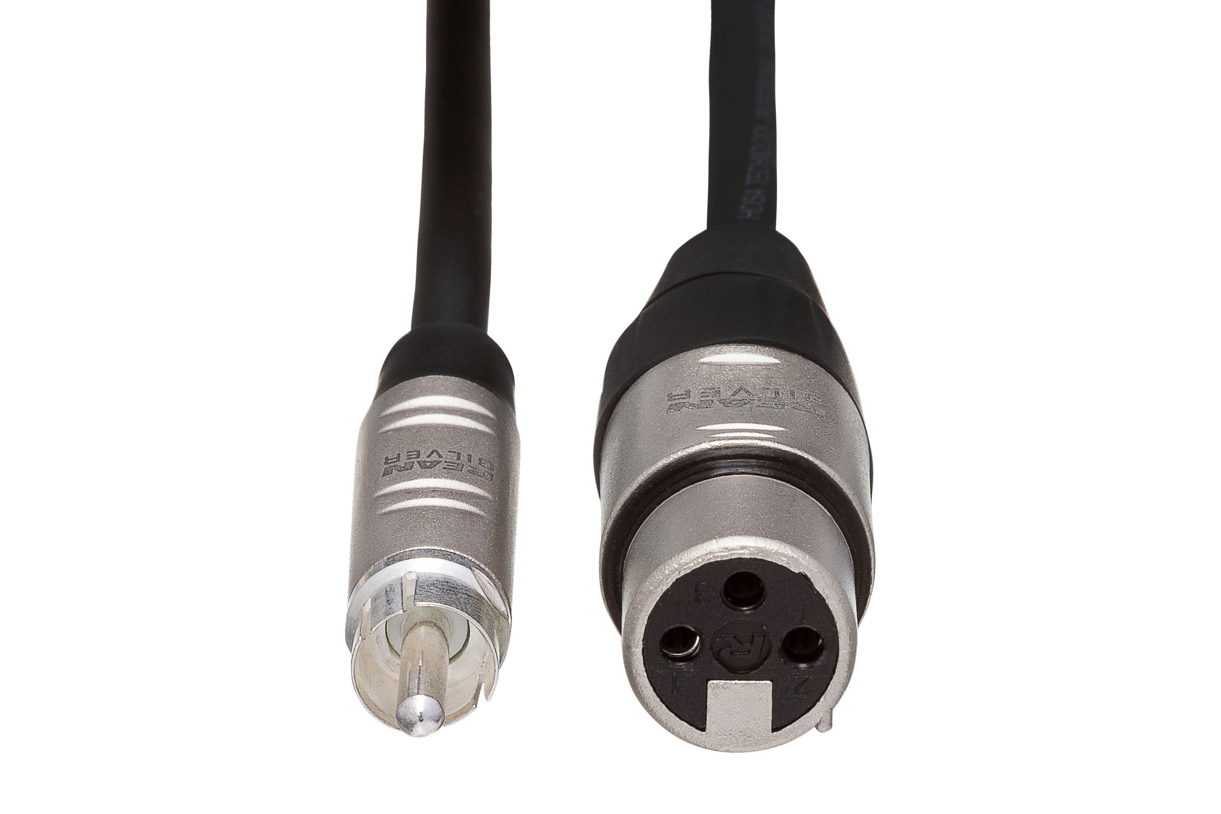 Hosa Pro HXR003 Pro Unbalanced Interconnect, Rean XLR Female To RCA, 3 Ft / 0.9M