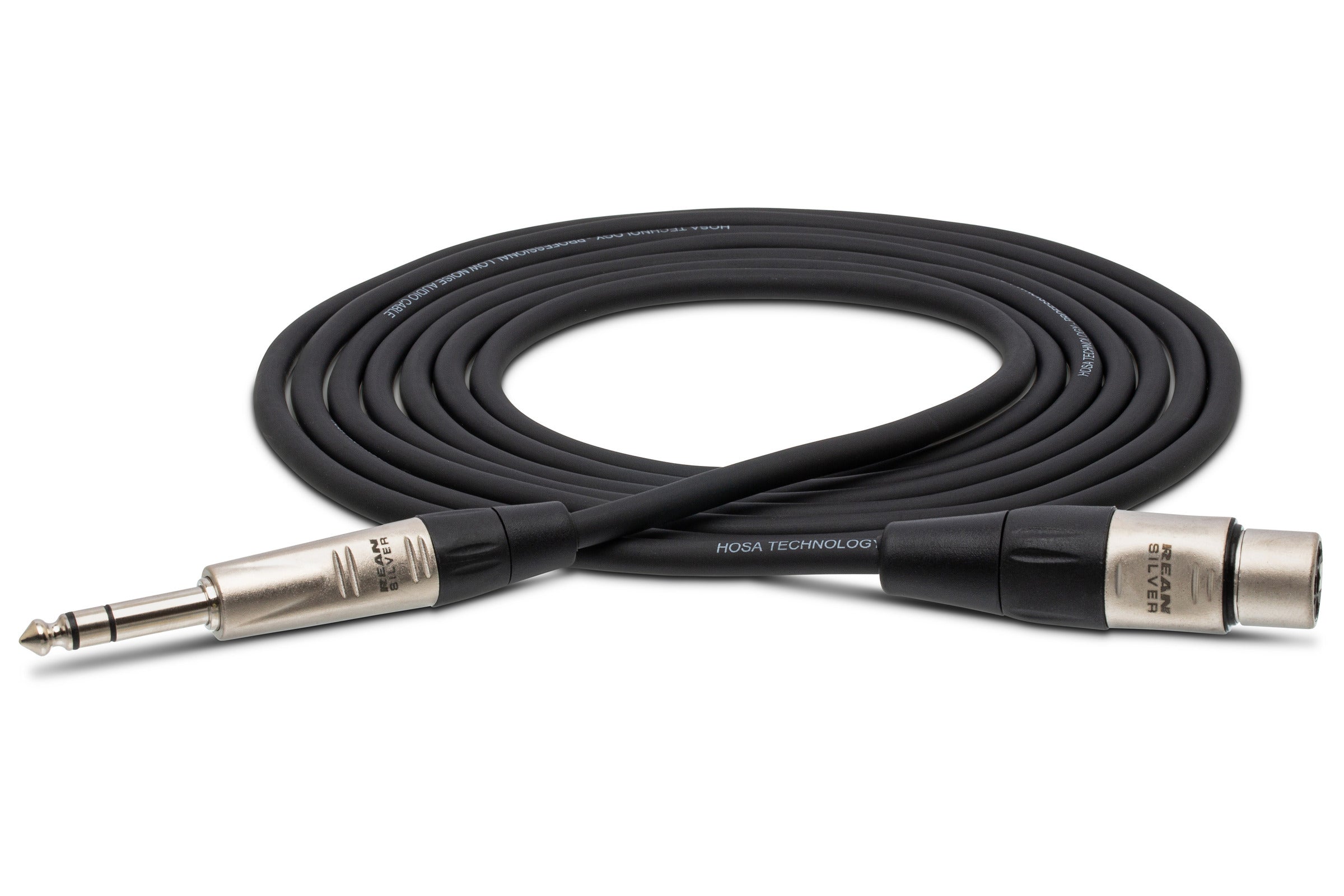 Hosa Pro HXS005 Pro Balanced Interconnect, Rean XLR Female To 1/4 In TRS, 5 Ft / 1.5M