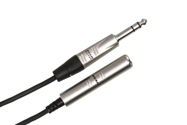 Hosa Pro Headphone Extension Cable REAN 1/4 in TRS to 1/4 in TRS HXSS000