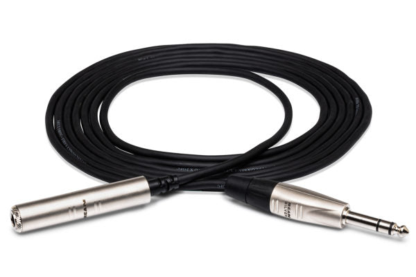 Hosa Pro Headphone Extension Cable REAN 1/4 in TRS to 1/4 in TRS HXSS000