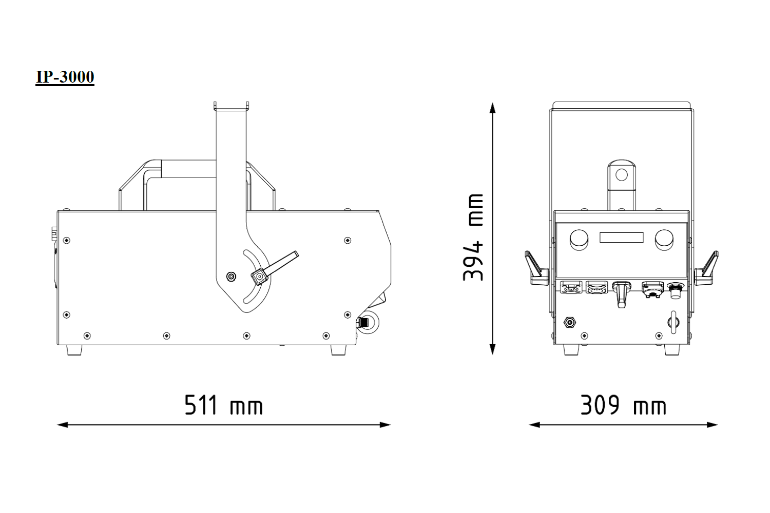 Antari IP3000 - IP Rated Fog Machine with Wireless Remote