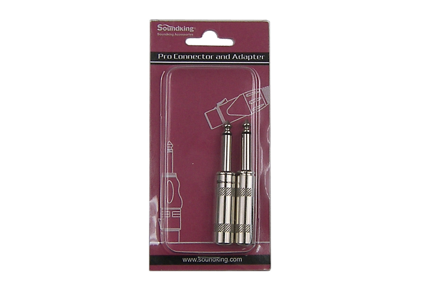 SoundKing JACKTS - Pair of Jack TS male plugs