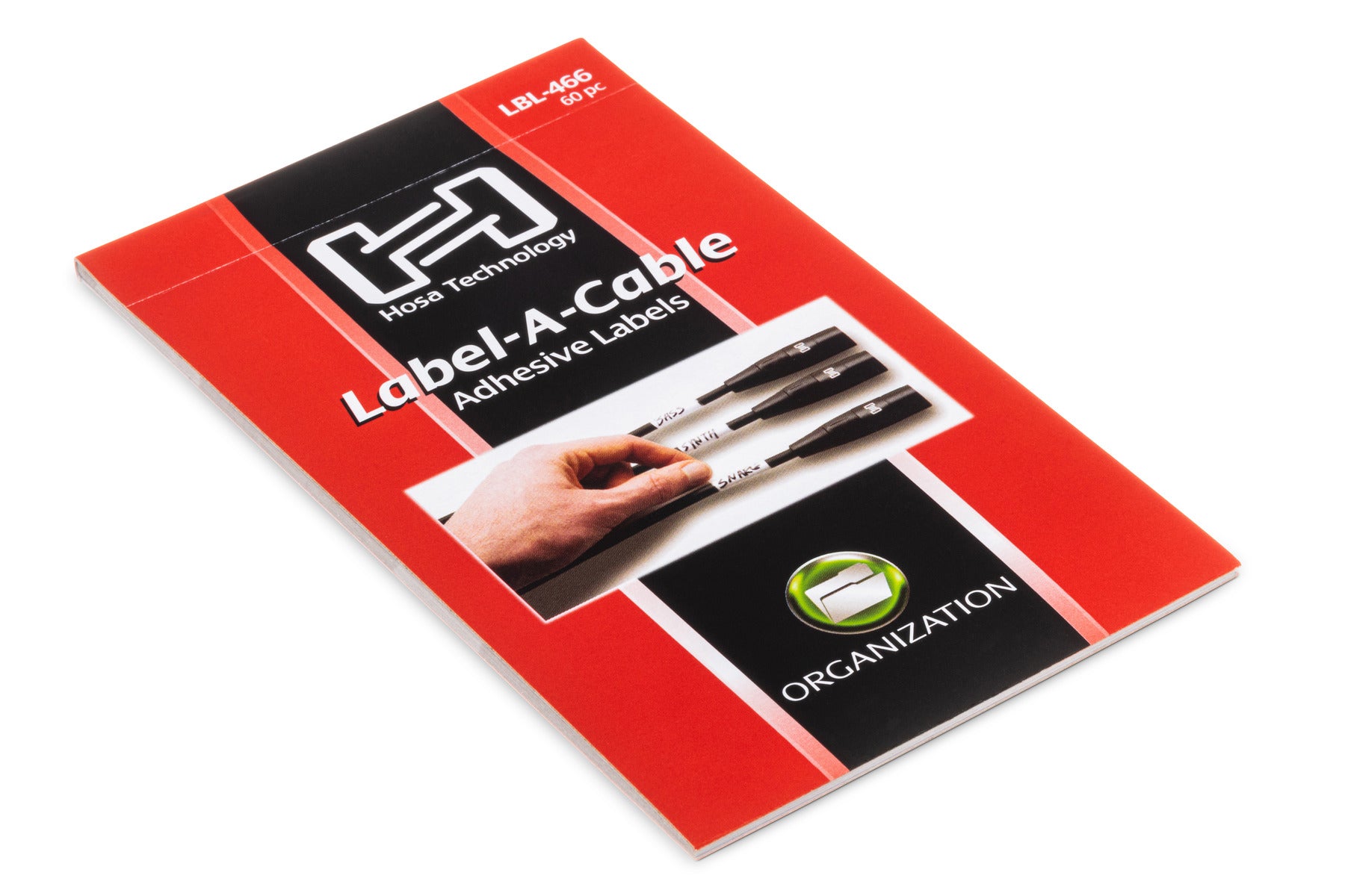 Hosa LBL466 Label-A-Cable Cable Labels, 60 Pc