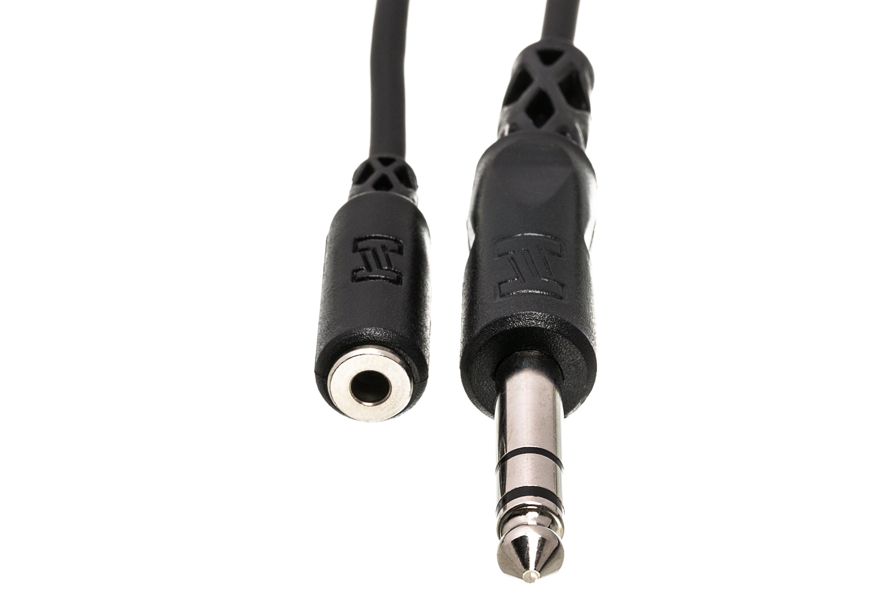 Hosa MHE325 Headphone Adapter Cable, 3.5 Mm TRS To 1/4 In TRS, 25 Ft / 7.6M