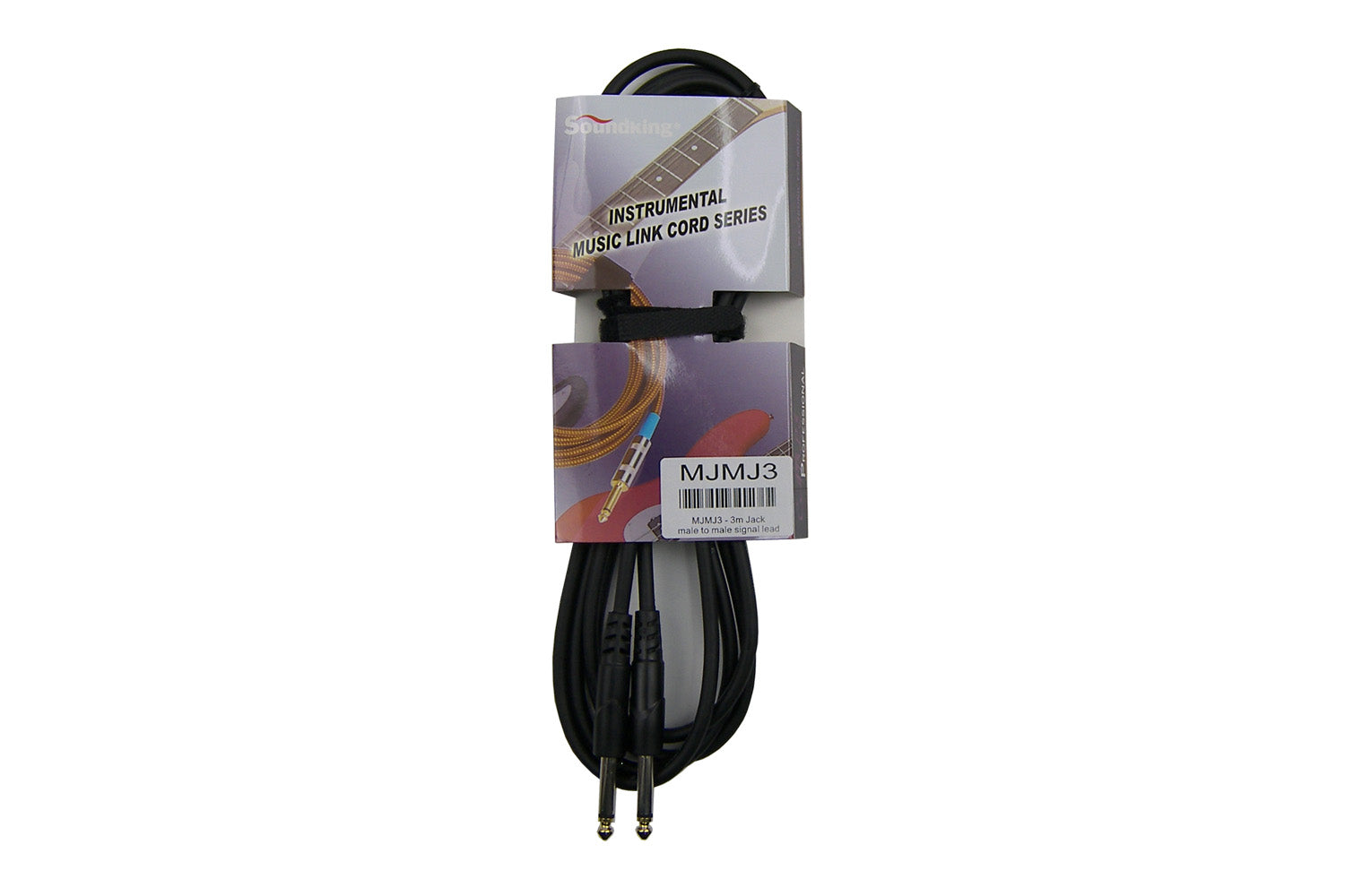 SoundKing MJMJ3 - 3m Jack male to male signal lead