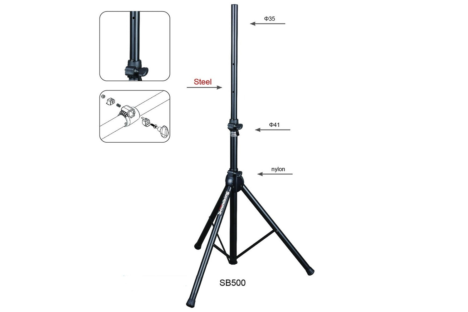 SoundKing SB500 - SSS Folding Telescopic Speaker Stand