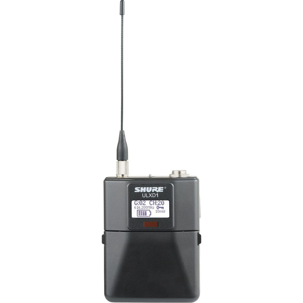 Shure ULXD1 Wireless Digital Mic Bodypack Transmitter Frequency (H51: 534-598MHz)